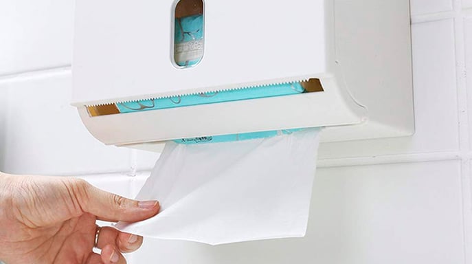 ¿Es bueno usar toallas de papel en los baños?